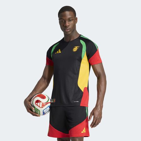 ADIDAS PERFORMANCE Maillot d'entra&icirc;nement Jama&iuml;que 26 x Bob Marley Tiro Black HOMME