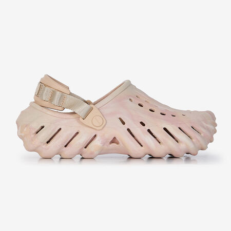 CROCS ECHO CLOG BEIGE/PINK WOMEN