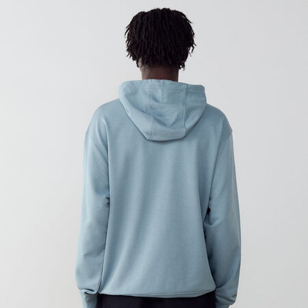 JORDAN HOODIE CENTERED LOGO DRI-FIT BLEU/NOIR HOMME