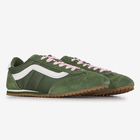 VANS SUPER LOWPRO GREEN/PINK WOMEN