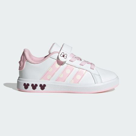 ADIDAS SPORTSWEAR adidas Disney Minnie Mouse Grand Court Shoes Kids Cloud White / Clear Pink / Chalk White BABIES