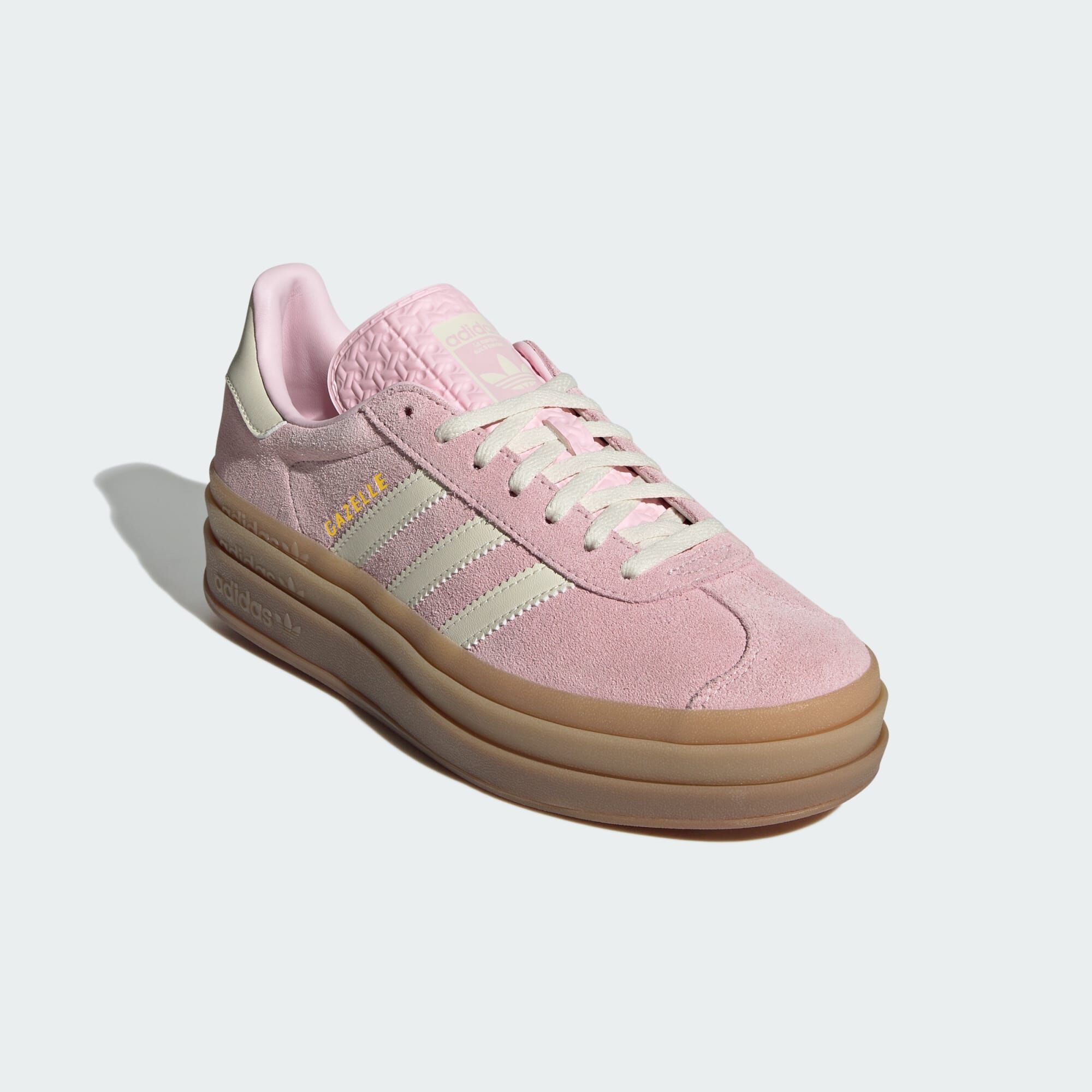 ADIDAS ORIGINALS Gazelle Bold Shoes Clear Pink / Cream White