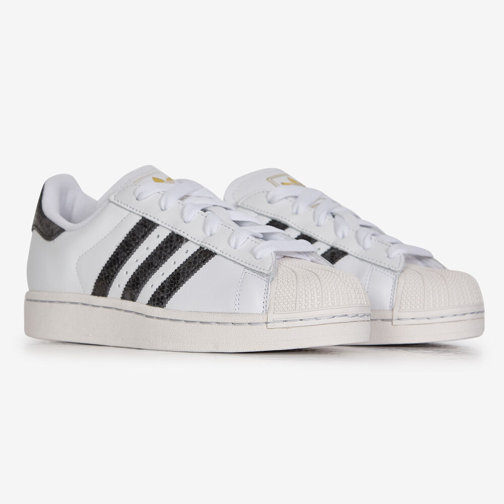 ADIDAS ORIGINALS SUPERSTAR II SNAKE WHITE/GREY SNEAKERS WOMEN