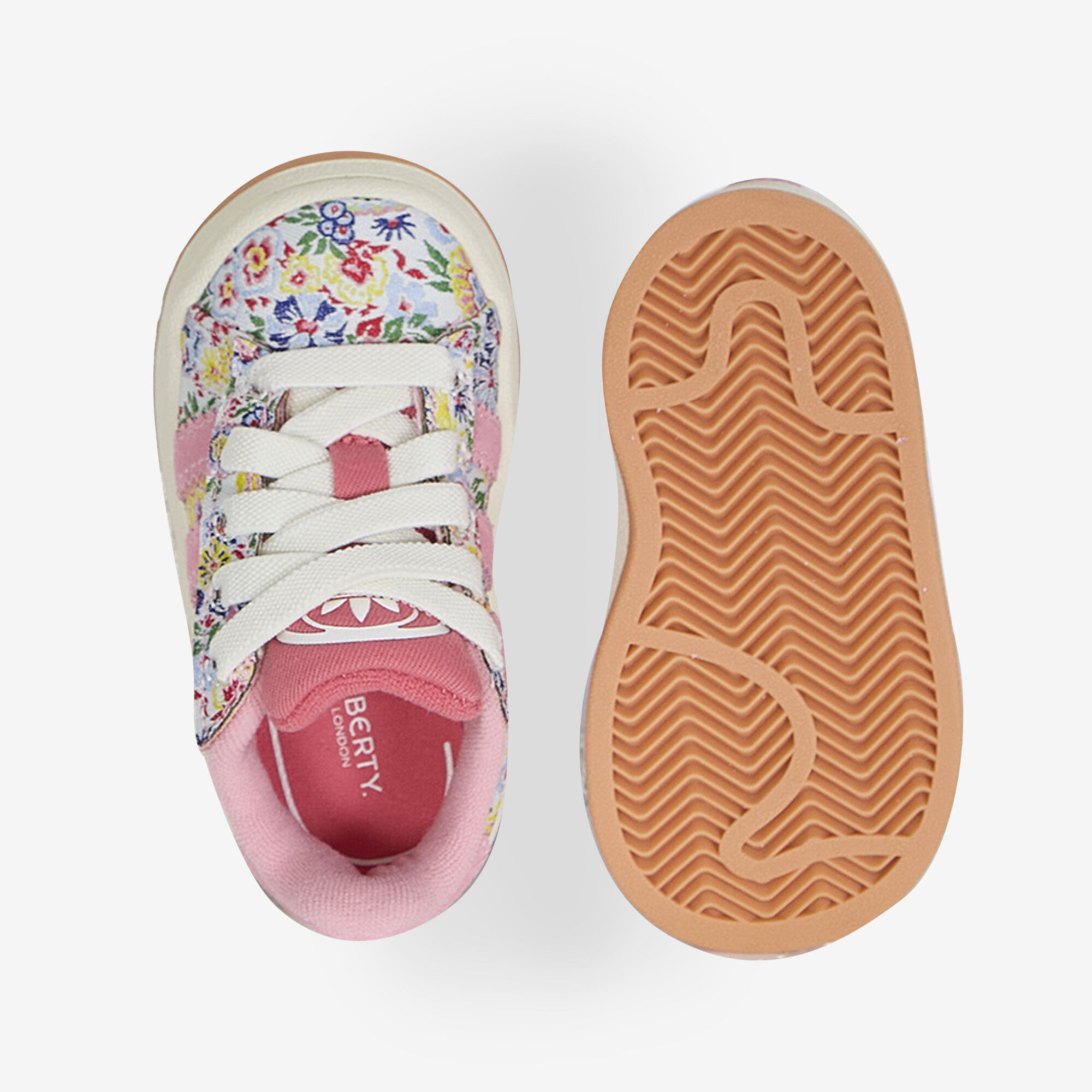 Chaussure lacets élastiques fermeture confortable Campus 00s x Liberty London Enfants - vue 3