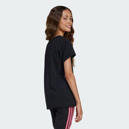 ADIDAS SPORTSWEAR Essentials Tee Kids Black / White JUNIOR