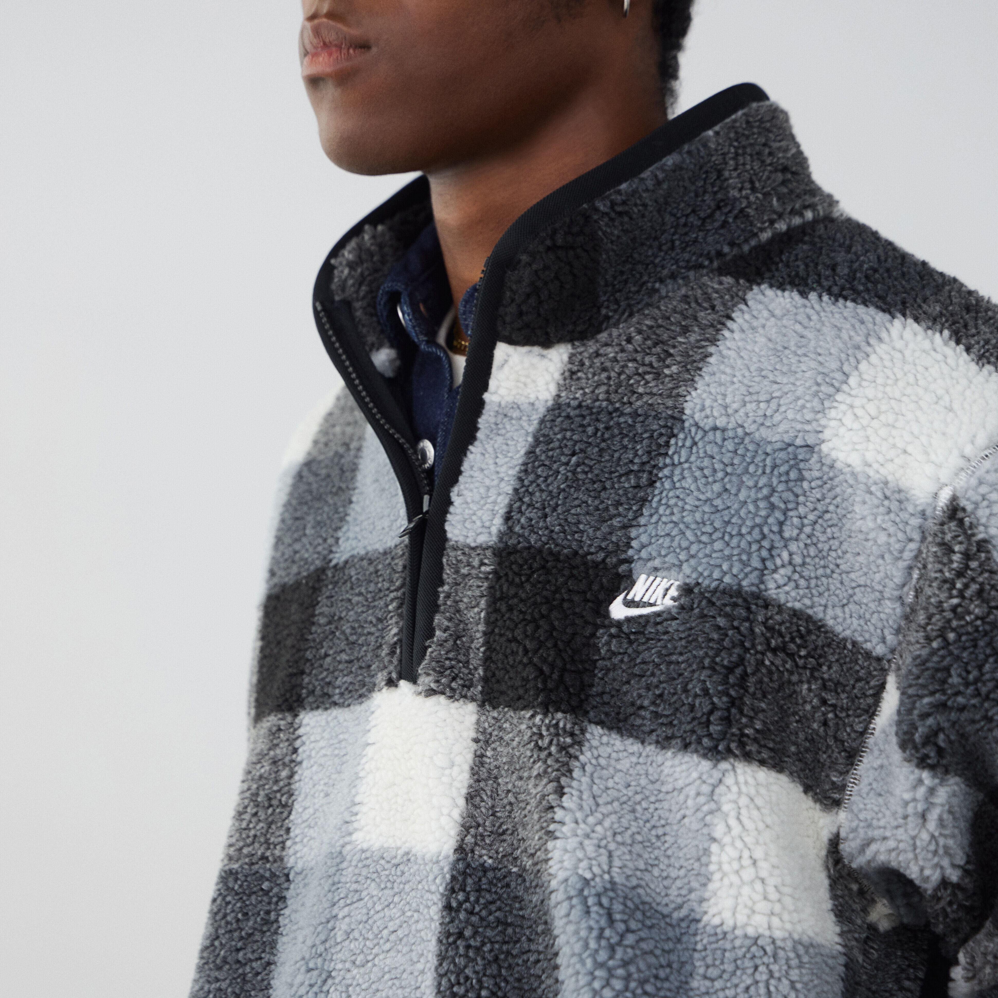 Haut pour 'hiver à demi zip Nike Club pour homme - vue 8