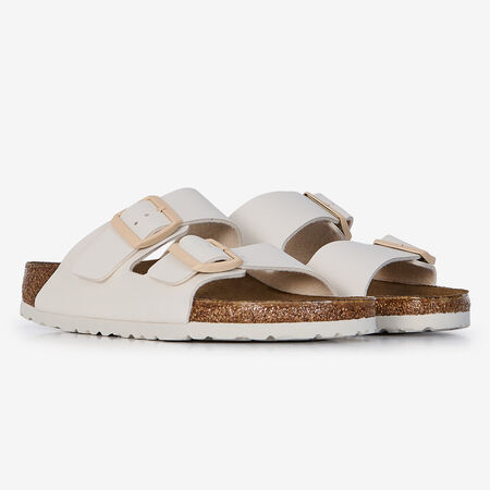 BIRKENSTOCK arizona ARIZONA BIRKO FLOR EGGSHELL BLANC FEMME