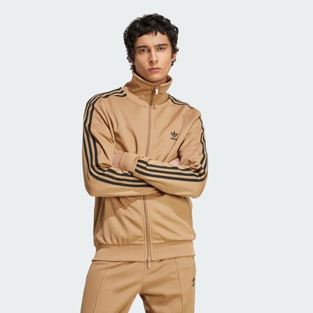 ADIDAS ORIGINALS JACKET FZ ADICOLOR CLASSICS MARRON/NOIR HOMME