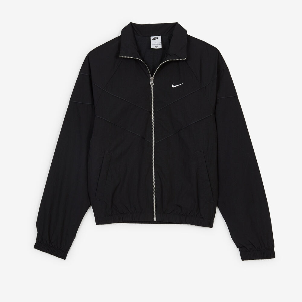 NIKE JACKET TRACKSUIT FZ BLACK/WHITE JACKETS WOMEN
