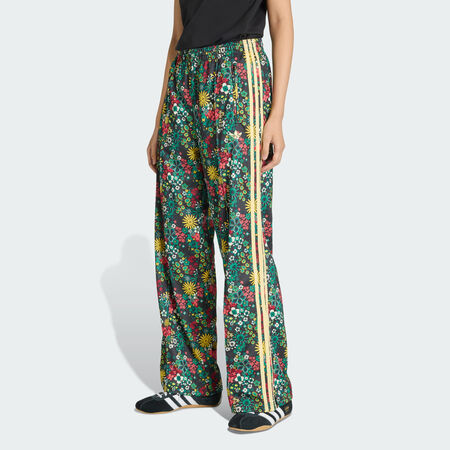ADIDAS ORIGINALS PANTALON DE SURV&Ecirc;TEMENT FIREBIRD ADIDAS ORIGINALS X LIBERTY LONDON Black / Bold Green / Collegiate Green / Eqt Yellow FEMME
