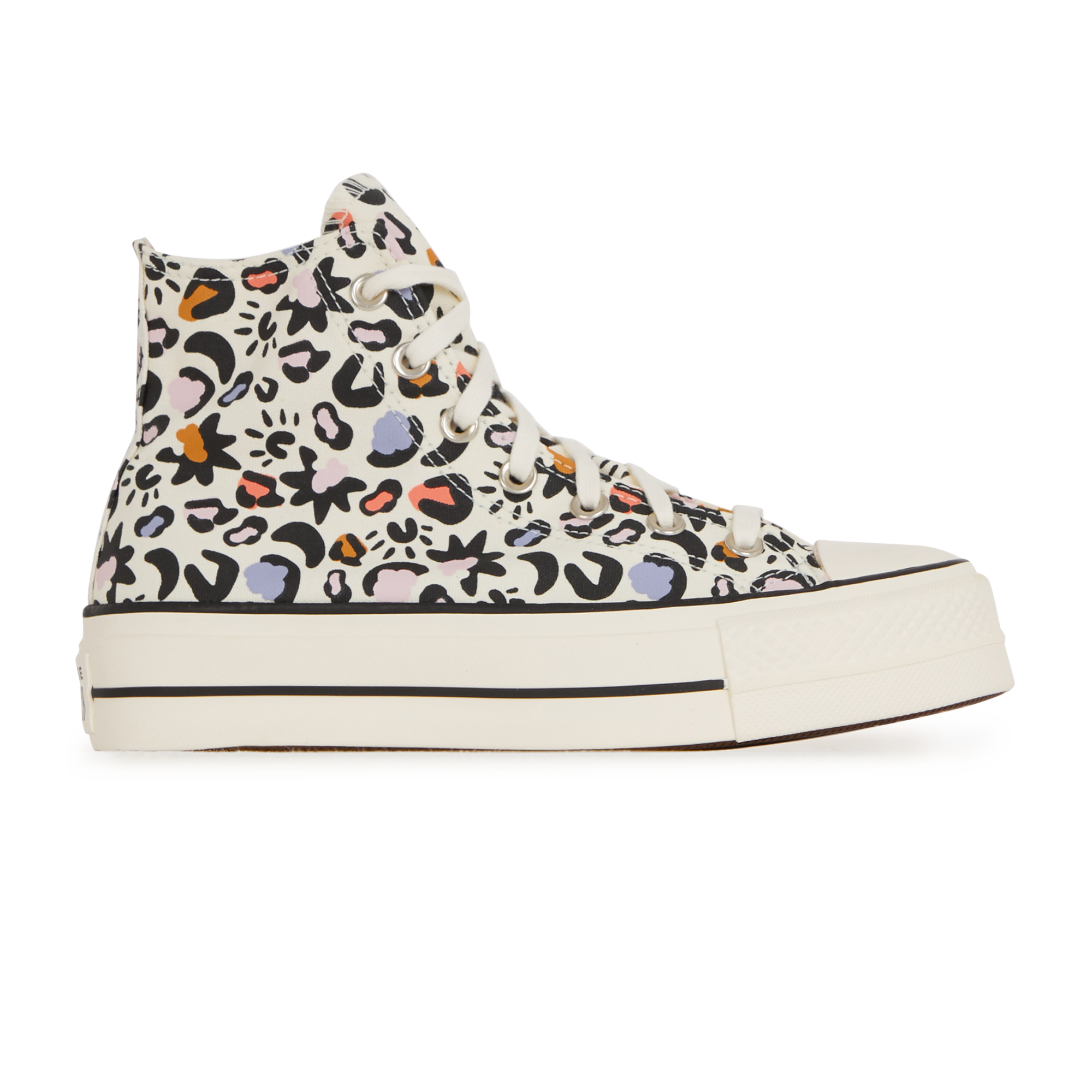 CONVERSE CHUCK TAYLOR ALL STAR LIFT HI LEO BEIGE/ROSE/NOIR | Courir.com