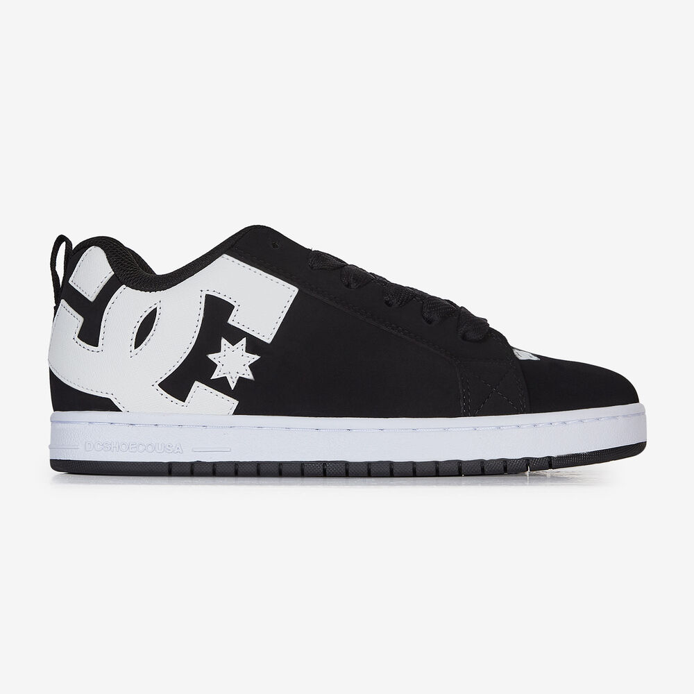 DC Court Graffik SQ Chaussures De Skateboard - Noir Cameroon
