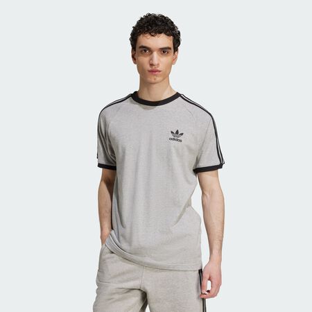 Adicolor Classics 3-Stripes Tee : Medium Grey Heather / Black