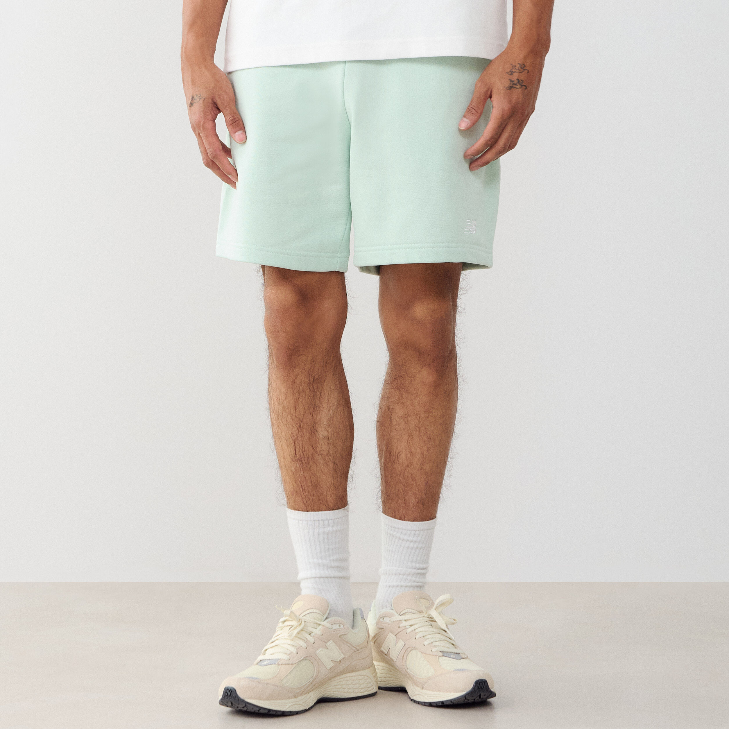 Short Essentials Small Logo Vert/blanc Short Essentials Small Logo Vert/blanc