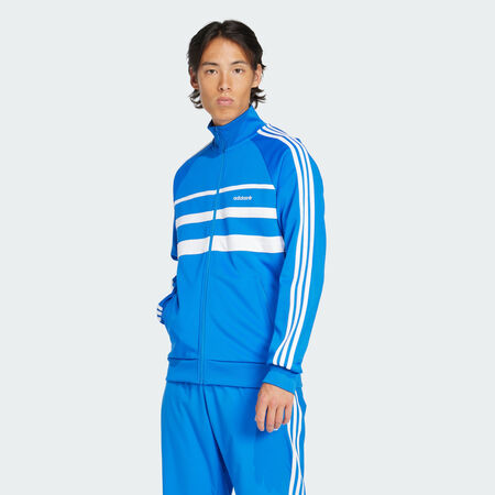 ADIDAS ORIGINALS The First Track Top Blue / White MEN