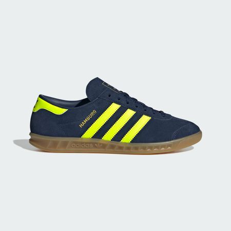 ADIDAS ORIGINALS Hamburg Shoes Night Indigo / Solar Yellow / Gold Metallic UNISEX