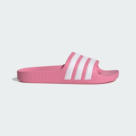 Adilette Aqua Slides Kids : Bliss Pink / Cloud White / Bliss Pink