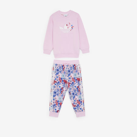 ADIDAS ORIGINALS CREW SET LIBERTY PINK/MULTICOLOURED BABIES