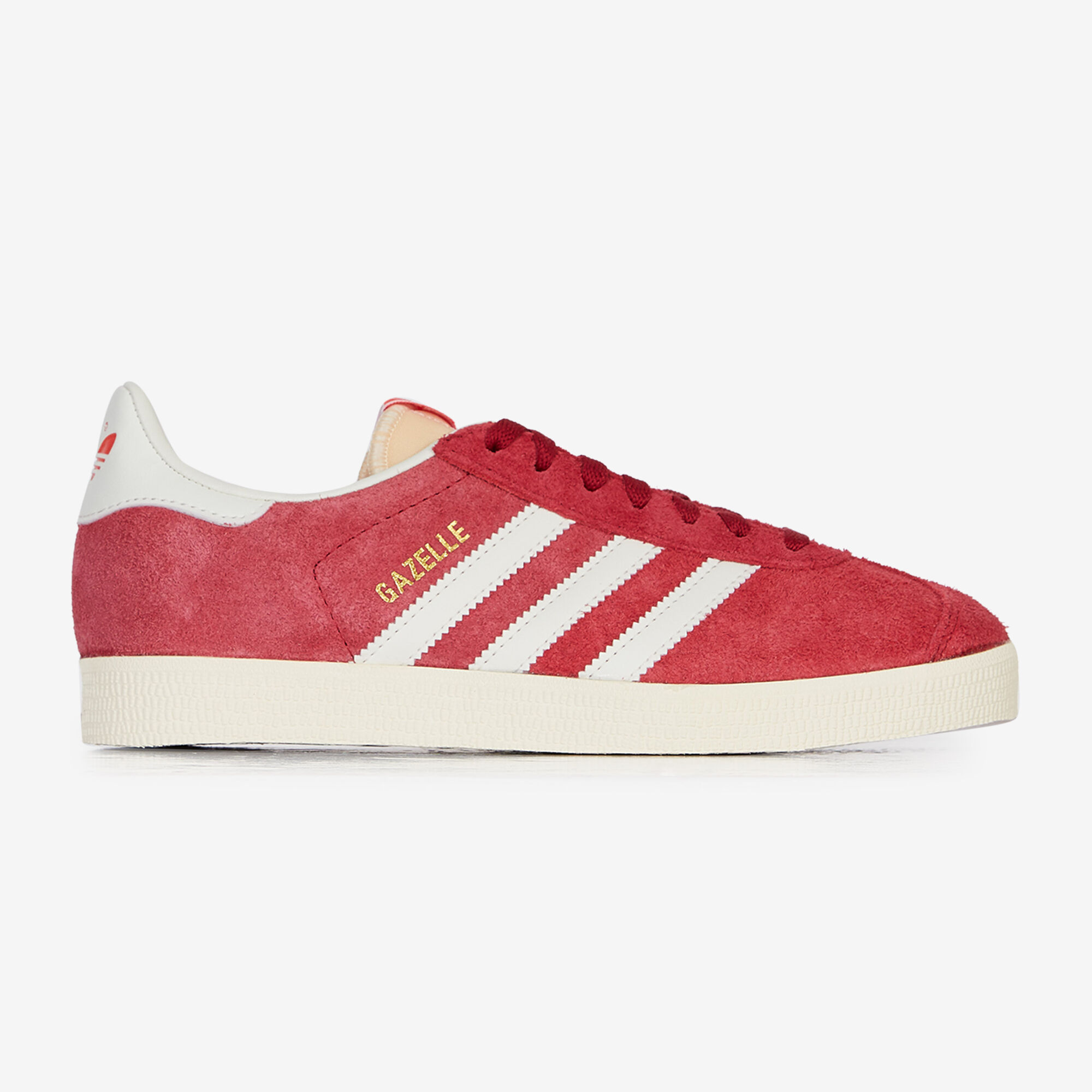 ADIDAS ORIGINALS GAZELLE MARRON ROSE SNEAKERS FEMME LACETS Courir