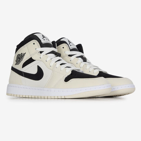 JORDAN air jordan 1 AIR JORDAN 1 MID NOIR/ROSE FEMME