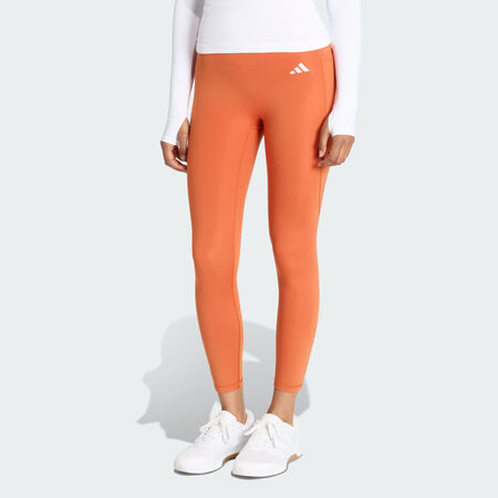 Optimé Essentials No Front Rise Seam 7/8 Leggings : Fox Orange