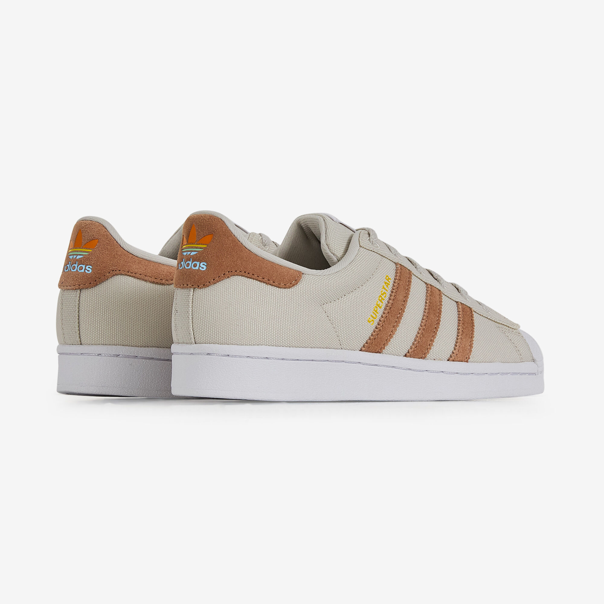 Adidas superstar Marron enfant clearance