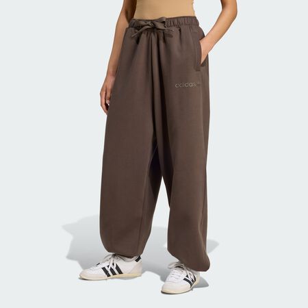 ADIDAS ORIGINALS Jogger oversize Essentials Linear Shadow Olive FEMME
