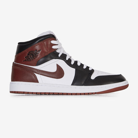 JORDAN air jordan 1 AIR JORDAN 1 MID WHITE/BROWN MEN