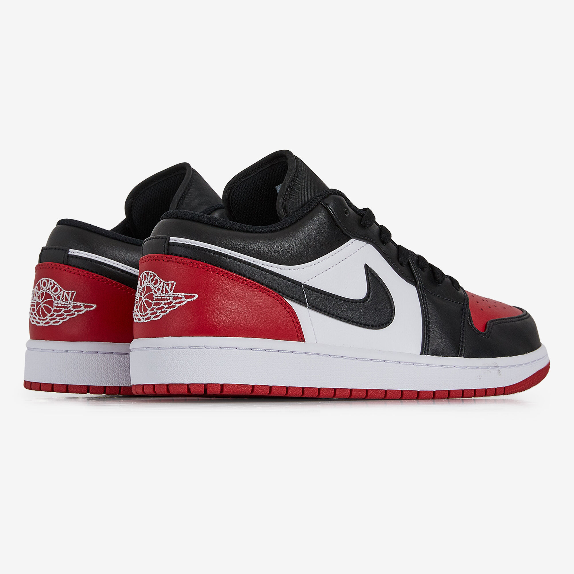 JORDAN AIR JORDAN 1 LOW SNEAKERS HOMME NOIR ROUGE LACETS Courir