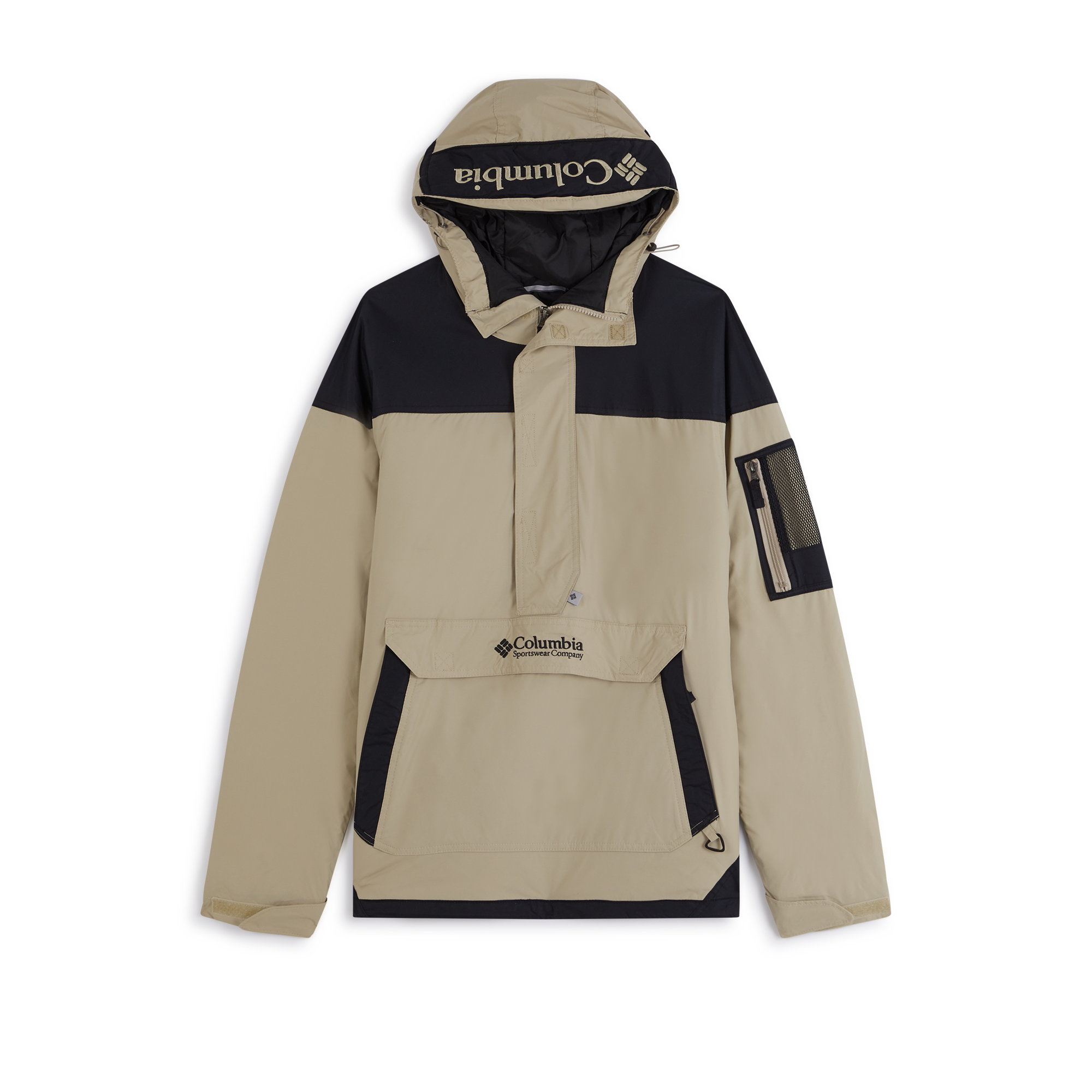 beige columbia jacket