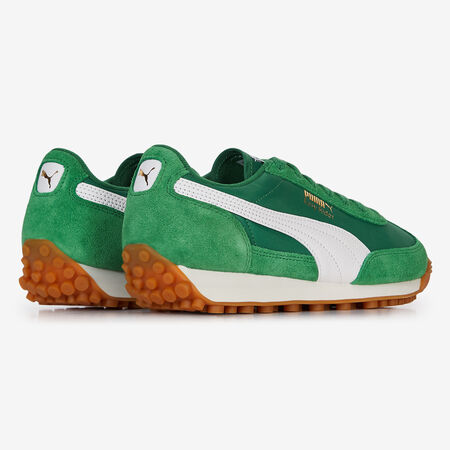 PUMA EASY RIDER VINTAGE SNEAKERS FEMME VERT/BLANC LACETS
