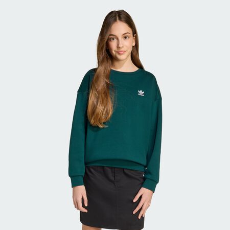 ADIDAS ORIGINALS Boyfriend Crew Sweatshirt Kids Aurora Ivy JUNIOR