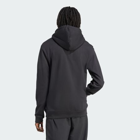 ADIDAS ORIGINALS Adicolor Classics Trefoil Hoodie Black / Black MEN