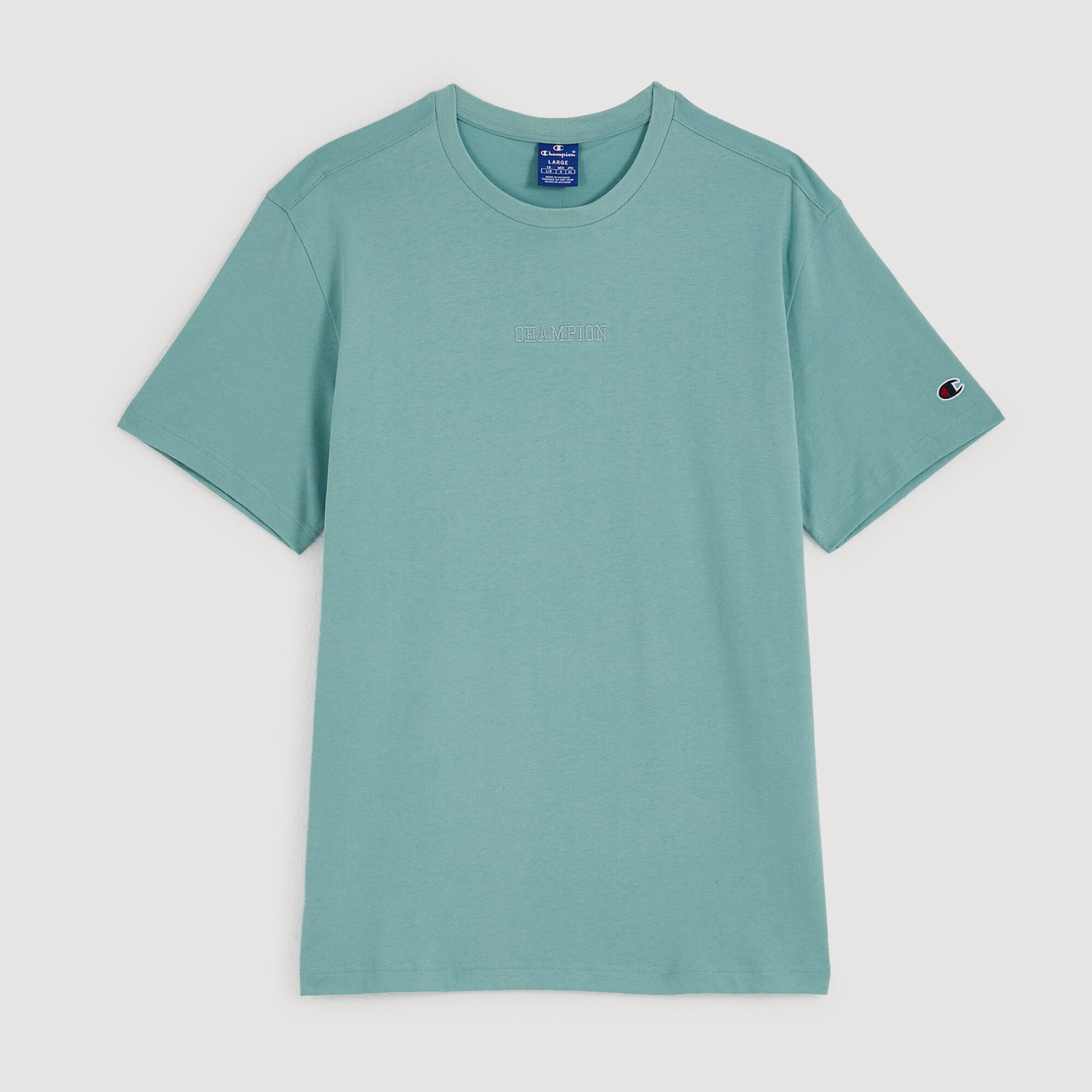 EMBROIDERED CENTRED LOGO T SHIRT