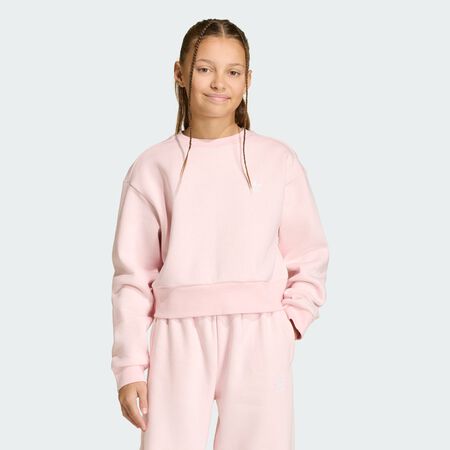 ADIDAS ORIGINALS BOXY CREW SWEATSHIRT Sandy Pink Mel JUNIOR