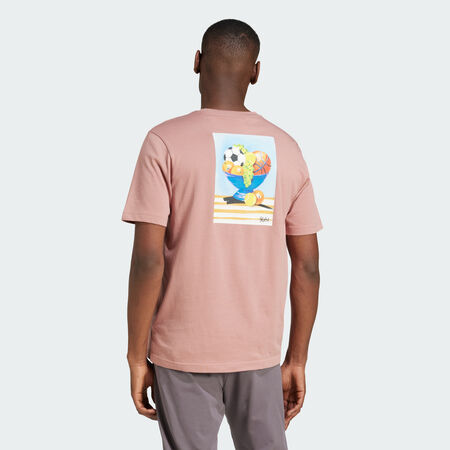 ADIDAS ORIGINALS Lounge Still Life Bowl Graphic Tee Warm Clay MEN