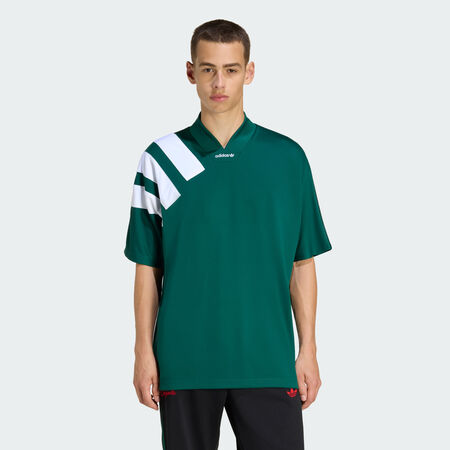 MAILLOT ADICOLOR BLOCKED : Collegiate Green / White