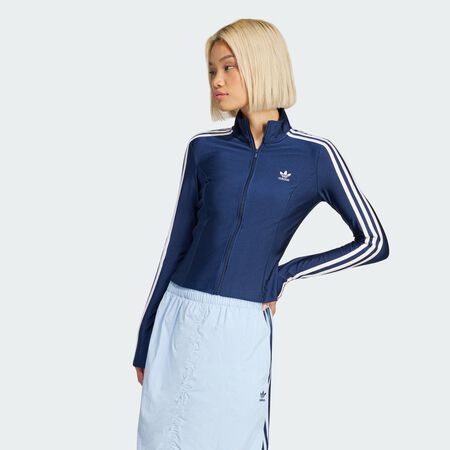 ADIDAS ORIGINALS Adicolor 3-Stripes Slim Track Top Night Indigo WOMEN