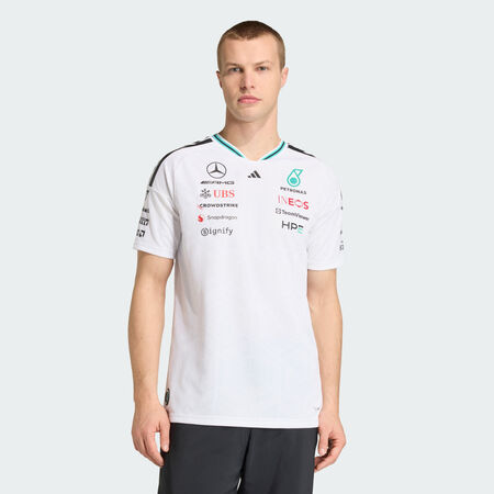 MERCEDES - AMG PETRONAS FORMULA 1 TEAM DRIVER JERSEY AUTHENTIC : White