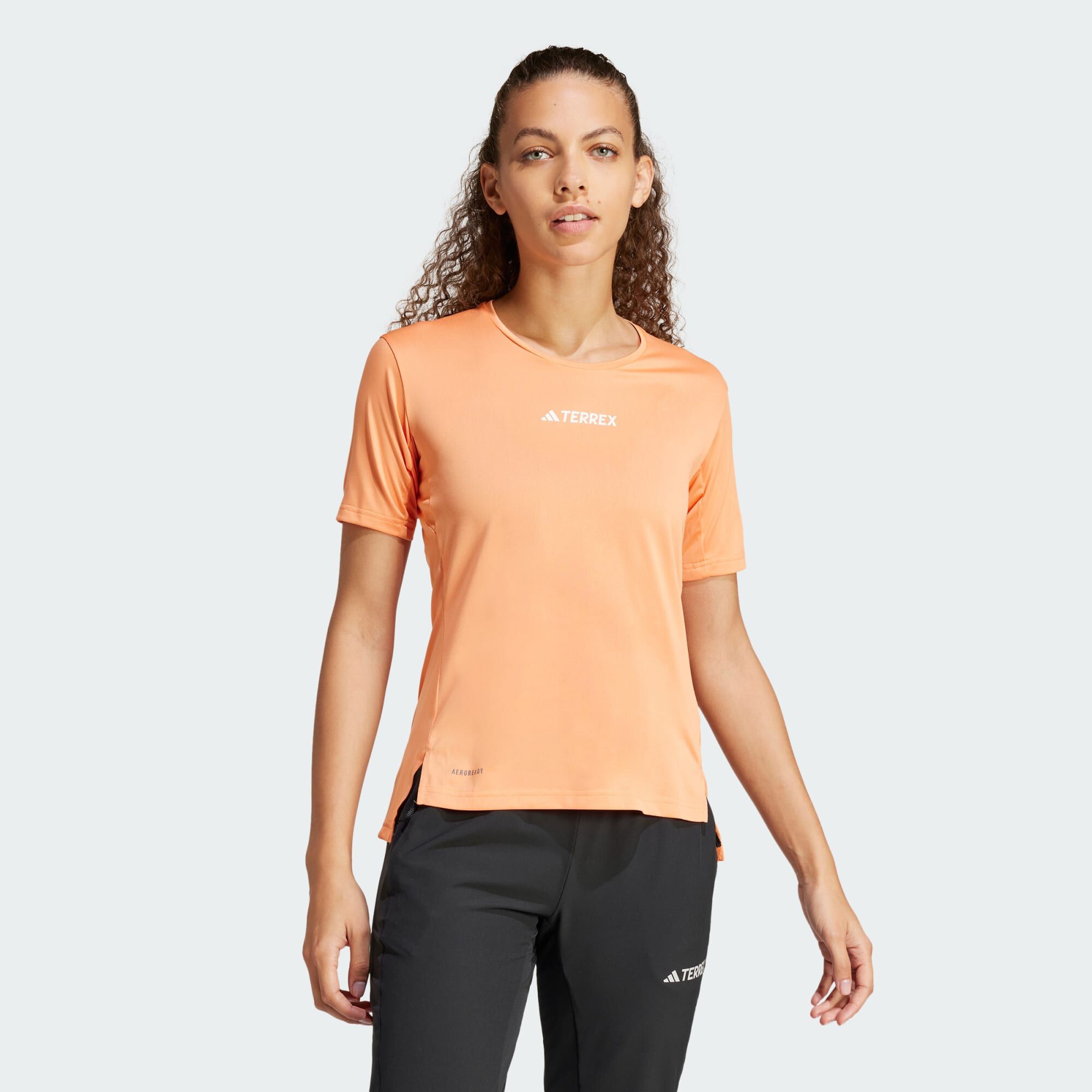 T shirt adidas orange femme outlet