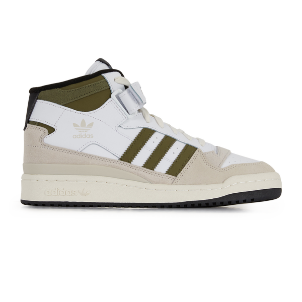 ADIDAS ORIGINALS FORUM MID WHITE KHAKI SNEAKERS MEN Courir