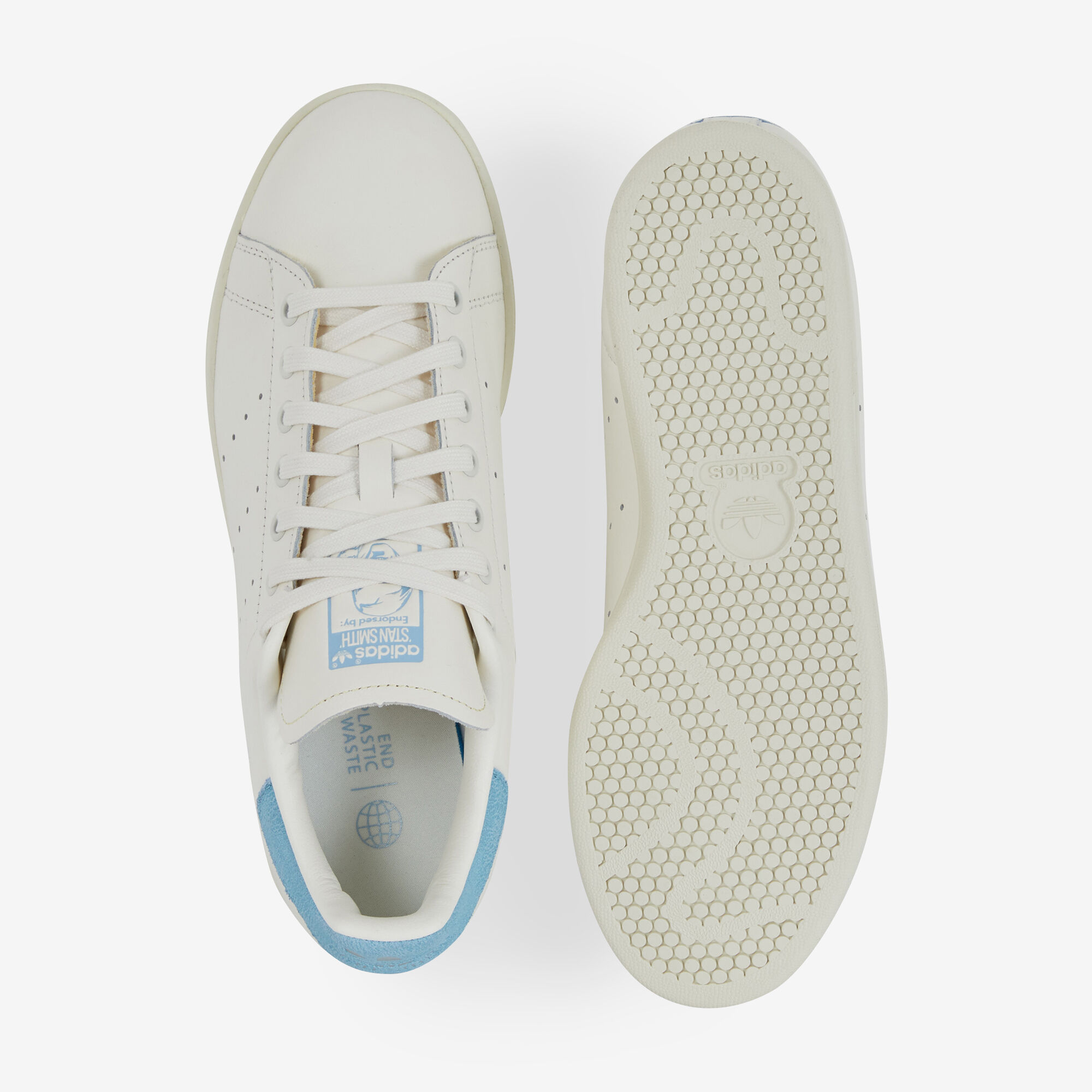ADIDAS ORIGINALS STAN SMITH BLANC BLEU SNEAKERS HOMME Courir