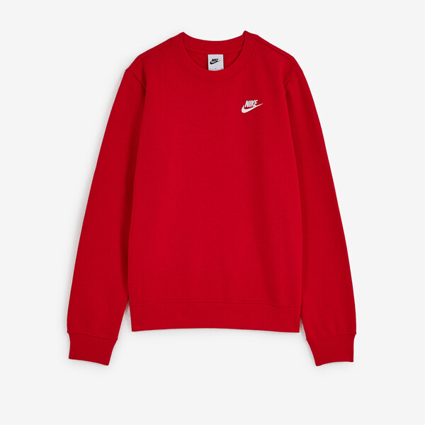 NIKE CLUB CREW SWEATSHIRT RED - SWEATSHIRTS WOMEN | Courir.com