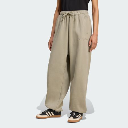 ADIDAS ORIGINALS Jogger oversize Essentials Linear Silver Pebble FEMME