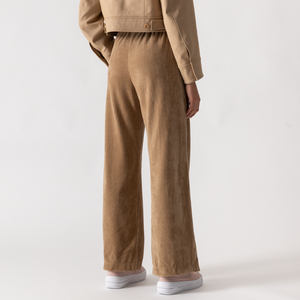 PANT WIDE VELOUR