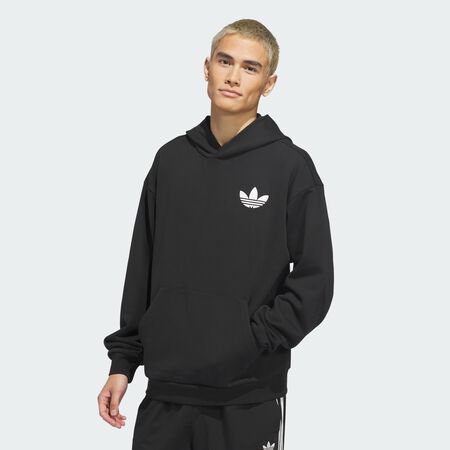 ADIDAS ORIGINALS World Wide Hoops Hoodie Black UNISEX