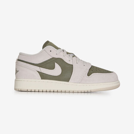 JORDAN AIR JORDAN 1 LOW SUEDE BEIGE/KAKI JUNIOR