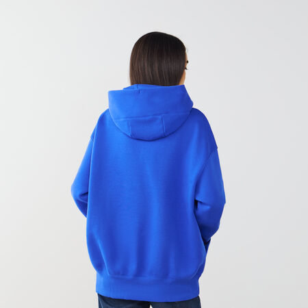 NIKE HOODIE PHOENIX LONG OVERSIZED BLUE/WHITE WOMEN
