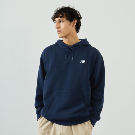 NEW BALANCE HOODIE SMALL LOGO BLUE MEN