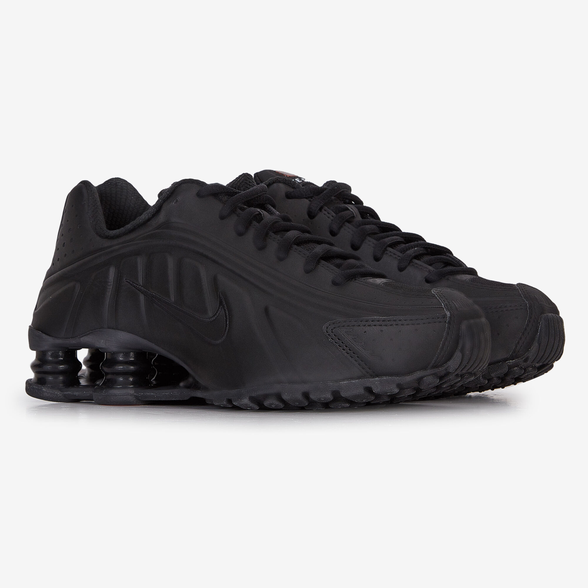 Nike shox r4 all black clearance